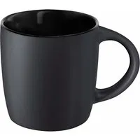 Keramiktasse "ENNIA" mattschwarz/schwarz – Produktbild 1 von 1