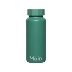 Design Letters Thermoflasche – Dunkelgrün, Moin – Produktbild 1 von 1