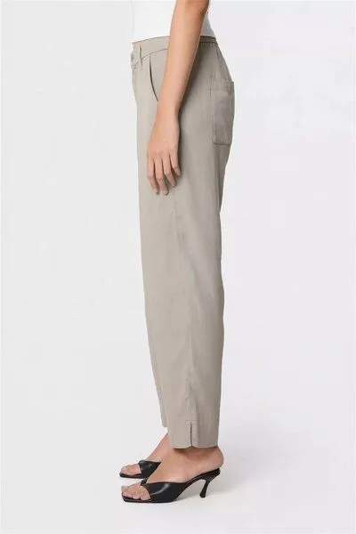 DAWN DAWN Tapered Fit Tencelhose Jogger Modell: Sunshine, Rock olive (grün), – Produktbild 2 von 4
