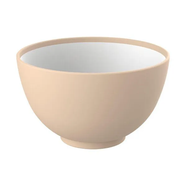 elasto elasto Müslischale aus Kunststoff, Aprikose (orange), – Produktbild 4 von 4