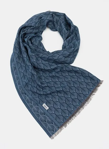 Djian Djian PINA Schal - Baumwolle (kbA), Blau, – Produktbild 1 von 3