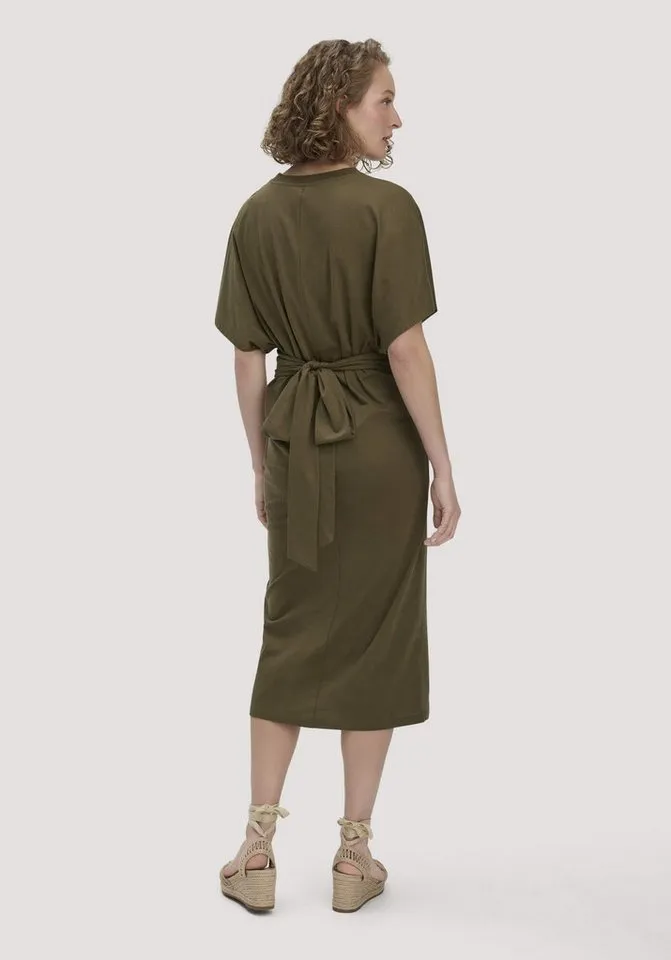 hessnatur hessnatur Jerseykleid Oversize aus reiner Bio-Baumwolle (1-tlg), Grün, – Produktbild 4 von 4