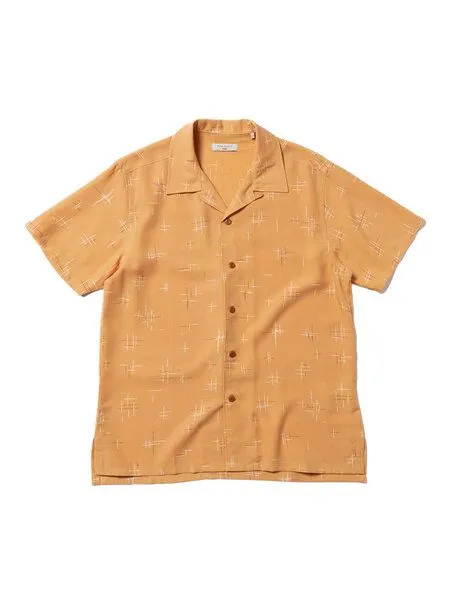 Nudie Jeans Nudie Jeans Hemd Arvid Hawaii, Roche (orange), – Produktbild 3 von 3