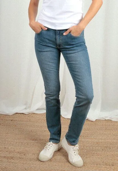 TORLAND TORLAND Regular Fit – Damenjeans Teresa, Blau (mid indigo), – Produktbild 3 von 7