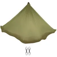 YOGALAXY YOGALAXY® Aerial Yoga Tuch - mit Bindeschlingen - Premiumqualität in diversen Farben, Olivgrün, – Produktbild 1 von 1