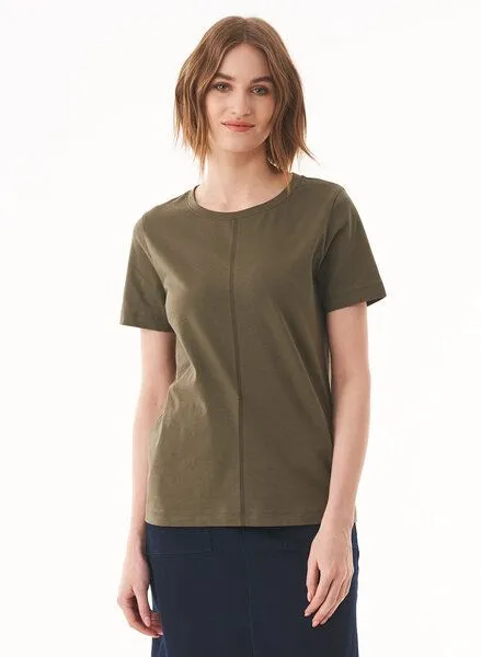 ORGANICATION ORGANICATION T-Shirt aus Bio-Baumwolle, Grün(military olive), – Produktbild 1 von 3