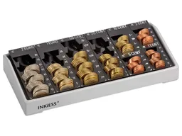Inkiess Inkiess Geldzählkasse "Minikord 60" mit 6 Münzbehältern – Produktbild 1 von 1