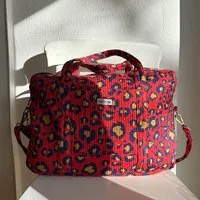 KIKOONI KIKOONI handgefertigte große Reisetasche " TRAVELER BAG ", Oh leo love, – Produktbild 1 von 1