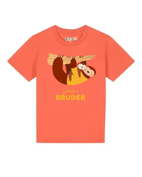 watabout.kids watabout.kids T-Shirt Kinder Faultier Großer Bruder, Fiesta, – Produktbild 1 von 2