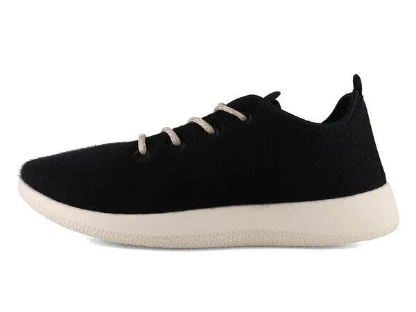 WoolFit WoolFit Woll-Sneaker Merino Schuhe unisex, Schwarz (ungefüttert), – Produktbild 4 von 4