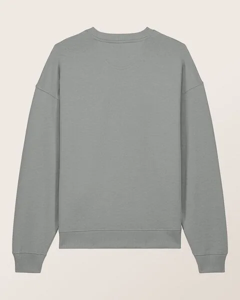 THE FACE OF ELEMENTS The Face of Elements Beyond Escapism - Relaxed Fit Sweatshirt aus 100% Bio-Baumwolle, Stone (grau), – Produktbild 1 von 2