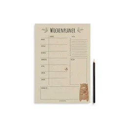 matabooks® matabooks® A4 Wochenplaner/Familienplaner aus Graspapier mit To-do – 54 Blatt – Produktbild 1 von 1