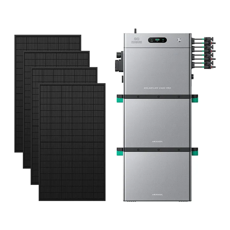 Zendure Deutschland Zendure SolarFlow 2400 Pro | 2400W Bi-direktionaler Balkonkraftwerk-Speicher, SolarFlow 2400 Pro (2.4 kWh) / 2*AB3000L (5.76 kWh) / 4*515W Bifaziale (2678Wp Max) – Produktbild 1 von 1