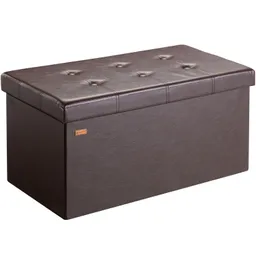 Casaria® Sitzbank Braun 80x40x40cm MDF faltbar – Produktbild 1 von 1