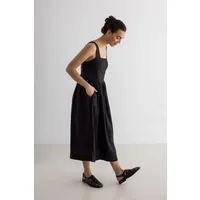 TWOTHIRDS TWOTHIRDS Damen vegan Kleid Formentera Schwarz – Produktbild 1 von 1
