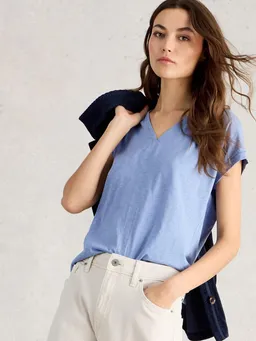 White Stuff T-Shirt Neve mit V-Ausschnitt - 42 – Produktbild 1 von 1