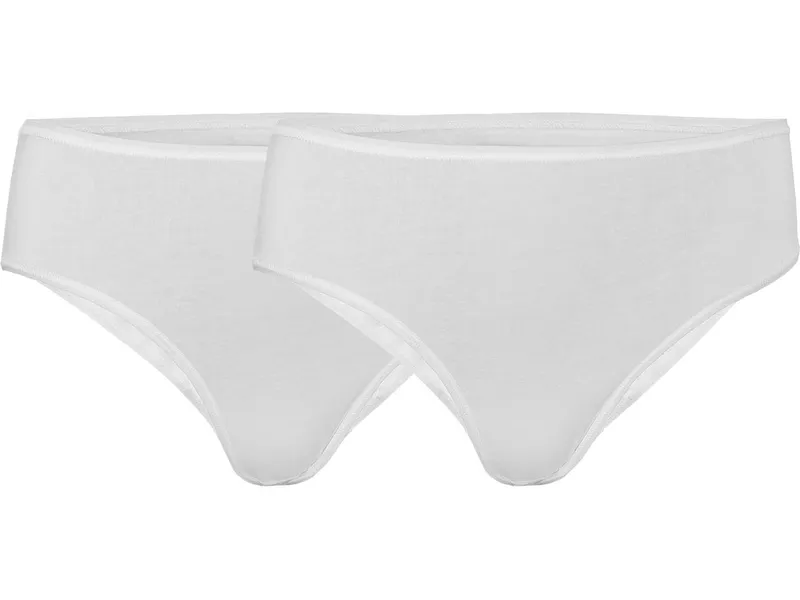 Living Crafts Living Crafts - Damen Slip, 2er-Pack (95% Bio-Baumwolle; 5% Elasthan), Weiß, – Produktbild 2 von 2