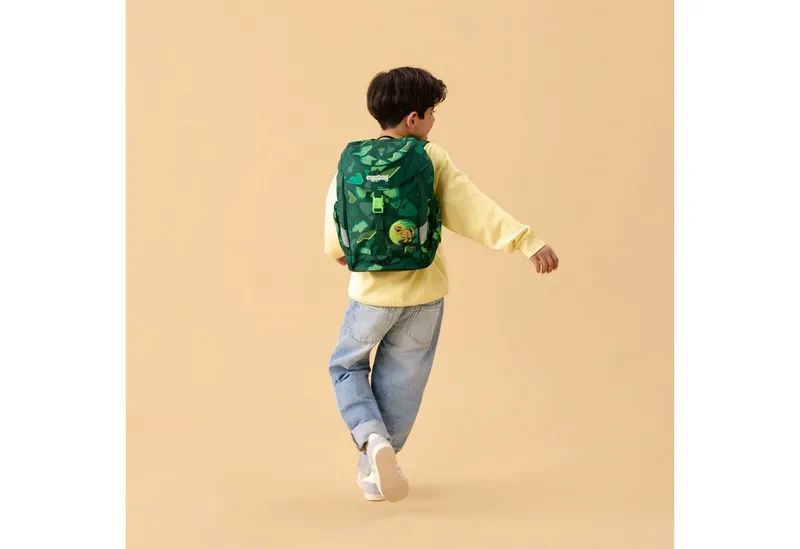 Ergobag Ergobag Schulranzen Kinderrucksack DinosauriBär (1 Stück), Kindergarten, Kita, Freizeitrucksack, Tagesrucksack, ergonomisch, Grün, – Produktbild 2 von 4
