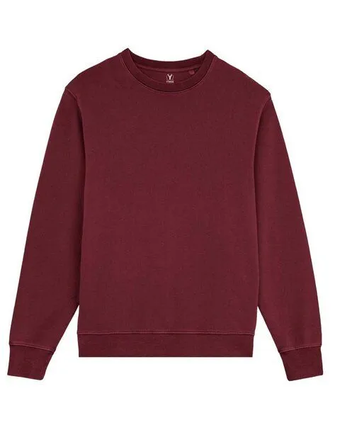 YTWOO YTWOO Essential Comfort: Unisex Terry Sweatshirt mit Rundhalsausschnitt, Burgunder, – Produktbild 1 von 3