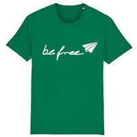 be free shoes be free shoes be free - Unisex Logo-Shirt – Produktbild 1 von 1