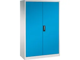 C+P C+P Stahlschrank mit Flügeltüren "Acurado" H1950xB1200xT500mm, Lichtgrau/Lichtblau – Produktbild 1 von 1