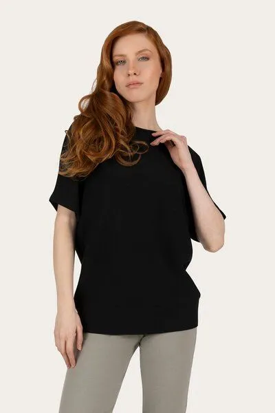 Urban Goddess Urban Goddess Budhi Kurzarm Pilates & Yoga Shirt, Onyx black (schwarz), – Produktbild 1 von 4