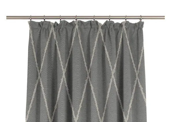 Nature by Adam Nature by Adam Vorhang aus 100% Bio-Baumwolle - Made in Germany - Casket Valdelana light, Dunkelgrau, – Produktbild 6 von 7