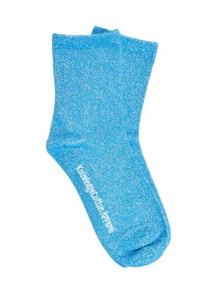 KnowledgeCotton Apparel KnowledgeCotton Apparel Glitzersocken Damen, Campanula (lila), – Produktbild 1 von 3