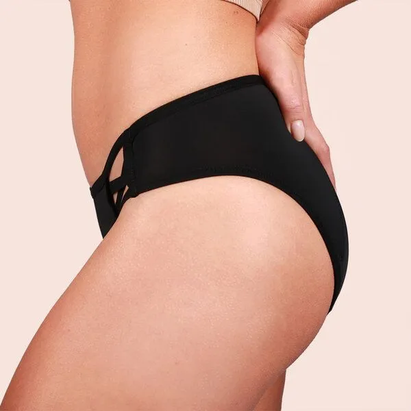 Taynie Mittelstarke Periodenunterwäsche 60°C Taynie Woman, Schwarz, – Produktbild 4 von 4