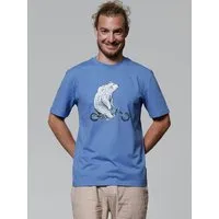 watapparel watapparel T-Shirt Unisex Bär auf Bike – Produktbild 1 von 1