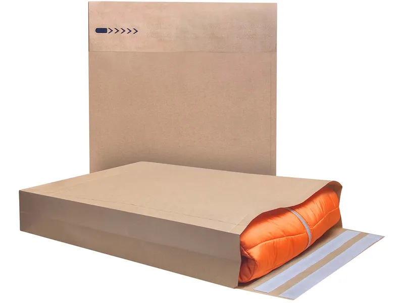 Bong Bong 100 Versandtaschen 'e-Green' 570x450x100 mm, 2xHK, braun 110 g/m² – Produktbild 1 von 1