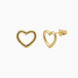 Paeoni Colors Paeoni Colors Herz-Ohrstecker aus 18k Gold Vermeil, 925 Sterling Silber – Produktbild 1 von 1