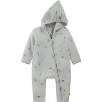 hessnatur hessnatur Fleece-Overall aus reiner Bio-Baumwolle, Nebelgrau, – Produktbild 1 von 1