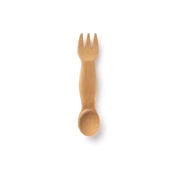 Bambu Bambu Bambus Kinder Löffel und Gabel in einem – Produktbild 1 von 2