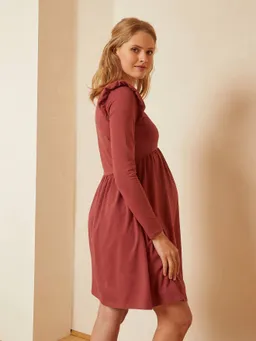 Vertbaudet Kurzes Kleid für Schwangerschaft & Stillzeit – Produktbild 1 von 1