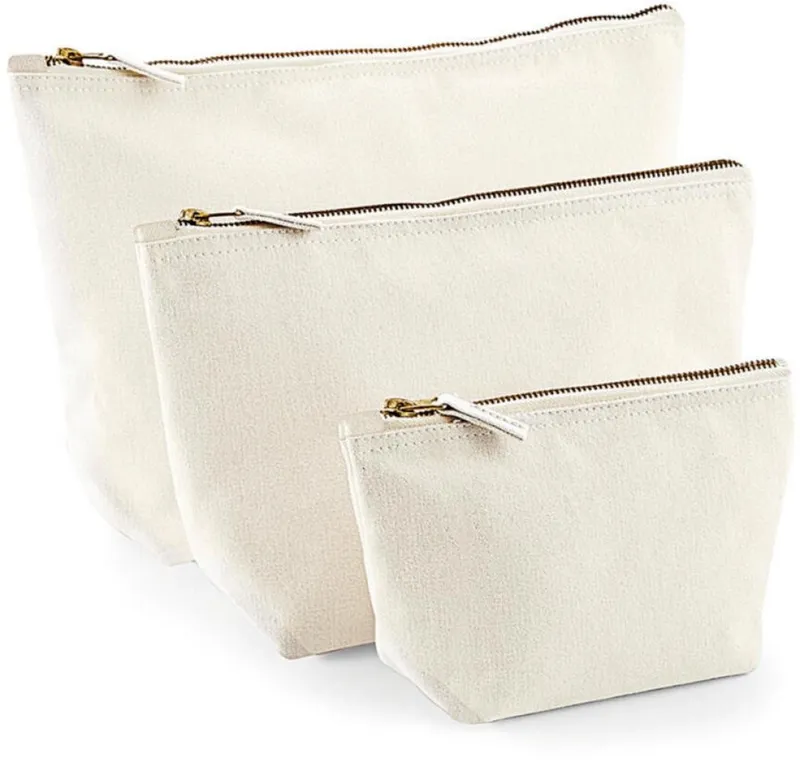 Westford Mill Westford Mill Kulturbeutel Canvas Accessory Bag S: 17x7, M: 26x12, L: 31x15, Natural, – Produktbild 1 von 5