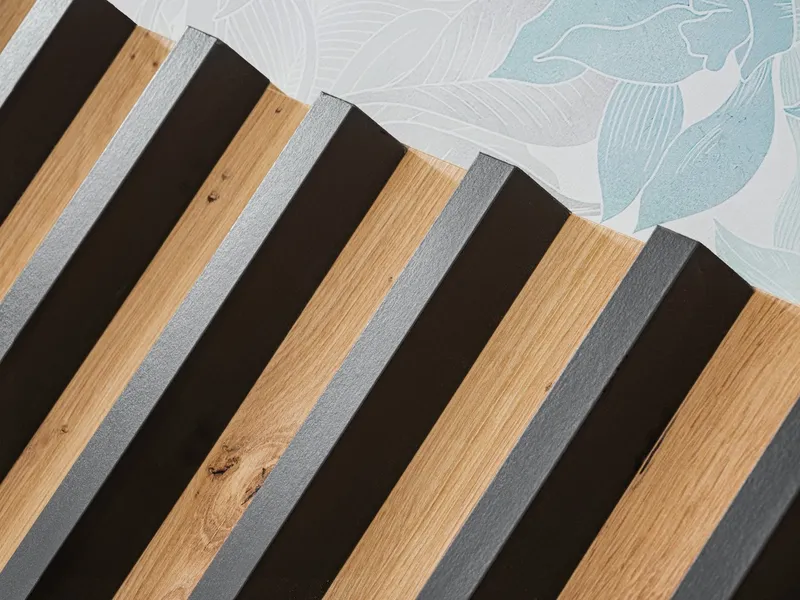 Furn.Design Wohnwand Pearl, (Mediawand in schwarz mit Artisan Eiche, 3-teilig, 220 x 190 cm), Push-To-Open, inkl. LED Beleuchtung, Schwarz, – Produktbild 3 von 5