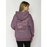 GreenBomb GREENBOMB Espresso Mello - Lässiger Hoodie aus Bio-Baumwolle / hochwertiger Print / GOTS / Fair & Vegan – Produktbild 1 von 1
