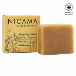 NICAMA NICAMAᵘᵖ Upcycling-Seife mit Peelingeffekt - Orangenschale – Produktbild 1 von 1
