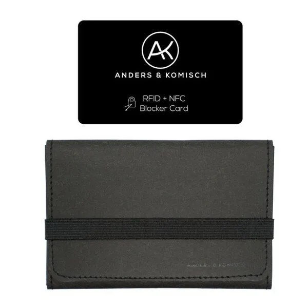 ANDERS & KOMISCH ANDERS & KOMISCH Mittelgroßes Portemonnaie mit RFID Schutz - KOMPAKT, Schwarz, – Produktbild 2 von 6