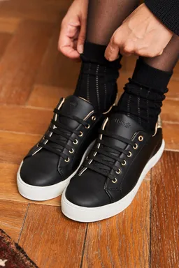 Minuit Sur Terre Minuit Sur Terre Damen vegan Sneaker Virevolte Schwarz – Produktbild 1 von 1