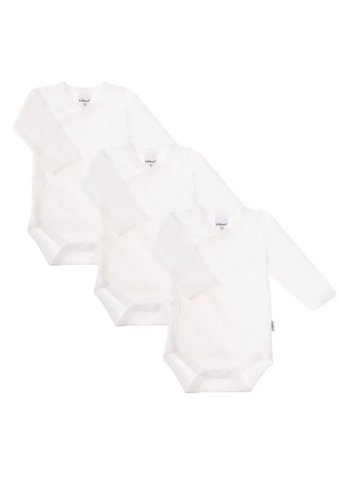 Liliput Body uni weiß mit praktischer Druckknopfleiste, Weiß, – Produktbild 1 von 4