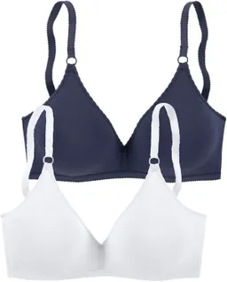 petite fleur by Lascana Bralette-BH marine+weiß – Produktbild 1 von 1