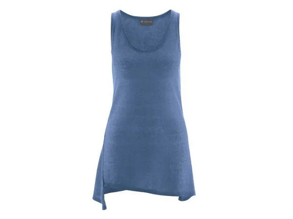 HempAge HempAge Damen asymmetrisches Top 100% Hanf, Blueberry(blau), – Produktbild 3 von 3