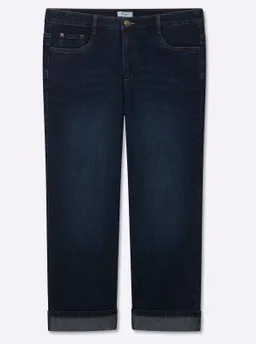 sheego High-waist-Jeans dark blue – Produktbild 1 von 1