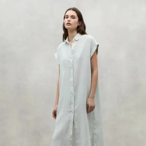 ECOALF ECOALF Leinenkleid Amatista, Helles mint, – Produktbild 1 von 3