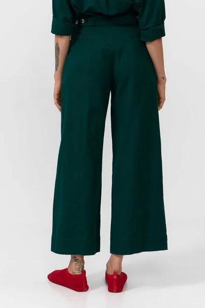 SUITE13LAB Suite13lab Damen-Straighthose ULLA, Deep green(grün), – Produktbild 4 von 4