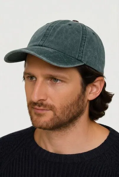 Lou-i Lou-i Cap Vintage Style Baumwolle, Blau, – Produktbild 4 von 4