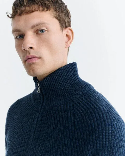 thinking mu thinking mu Herren Troyer - Ekaiz Knitted Sweater - aus Wolle, Grey, – Produktbild 3 von 4
