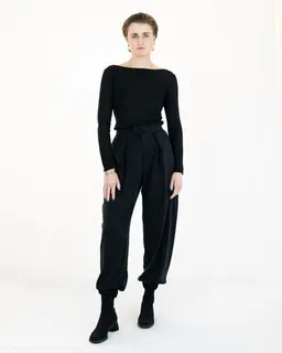 keijn keijn Hose AdoTAEK - Knöchellange Tencel-Twill Hose mit Teilungsnähten & elastischem Bund – Produktbild 1 von 1